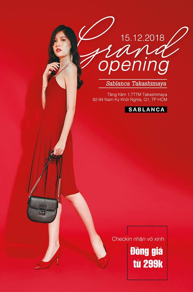 SỰ KIỆN - GRAND OPENING SABLANCA TAKASHIMAYA